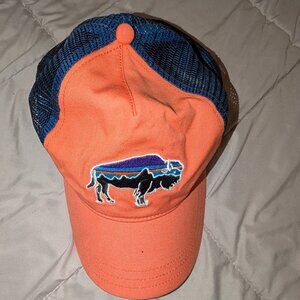 Patagonia Trucker Hat - Buffalo Pink & Blue